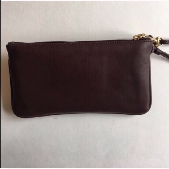 🆕 Coach Brown Wristlet - Picture 4 of 6